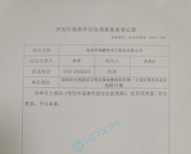 突發(fā)環(huán)境事件應(yīng)急預(yù)案